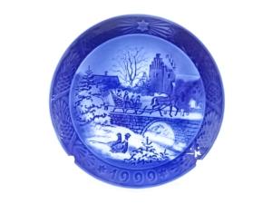 ROYAL COPENHAGEN　ロイヤルコペンハーゲン　The Sleigh Ride　イヤープレート(1999年)